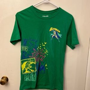 Boys Batman T-shirt Green Size 2XL